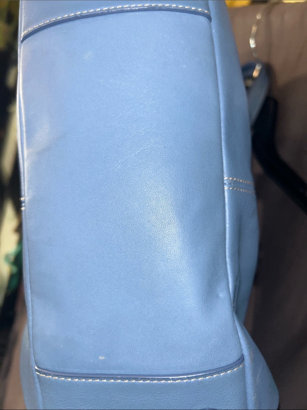 Coach F13759 Light Blue Gallery Tote Bag with Signature Charm - Picture 16 of 16
